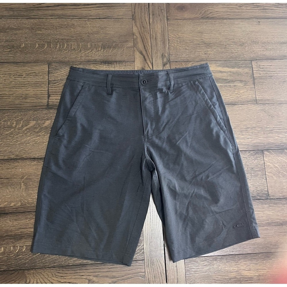 O'Neill Men's Hybrid  Size 32 (Measure 33) Stripe Stretch Shorts Quick Dry Cargo